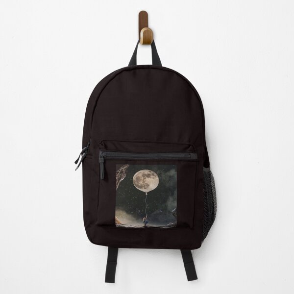 Item preview, Girl And The Big Moon Balloon designed and sold by Rowena Jones.