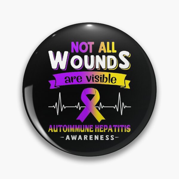 Item preview, Autoimmune Hepatitis Awareness Not All Wounds Are Visible designed and sold by Victormoratalla.