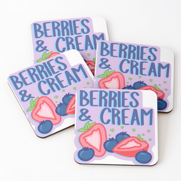 Item preview, Berries and Cream designed and sold by pinkbunnyart.