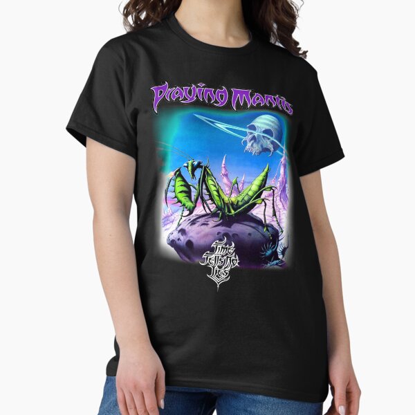 Item preview, Praying Mantis - Time Tells No Lies Classic Old School UK NWOBHM Heavy Metal Gift Halloween Day, Tha designed and sold by HeatherBradfor.