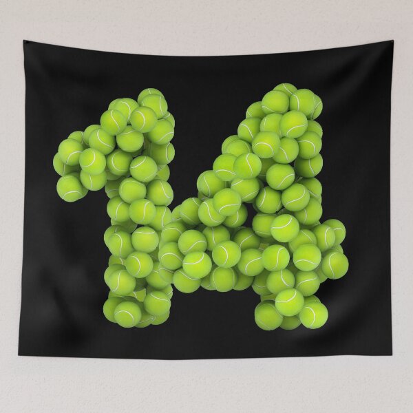 Item preview, Tennis Player Number 14 - Tennis Sports fourteen Game Set Match 14 designed and sold by elhefe.