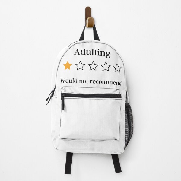 Item preview, Adulting - would not reccomend - humor designed and sold by R-reflections.