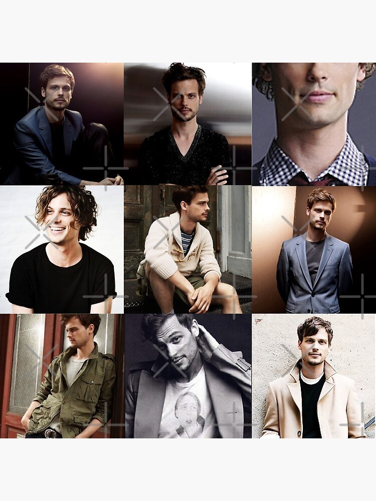 "MGG Matthew Gray Gubler Collage" Poster for Sale by AthiraA Redbubble