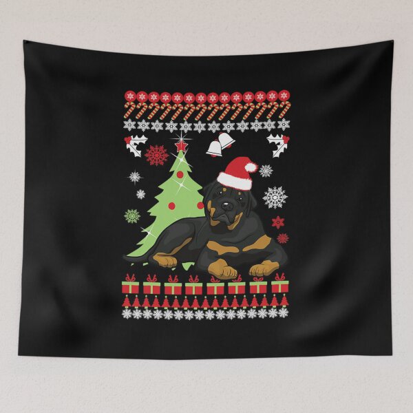 Item preview, Rottweiler Uglyer Christmas Merry Gift Halloween Day, Thanksgiving, Christmas Day designed and sold by HeatherBradfor.