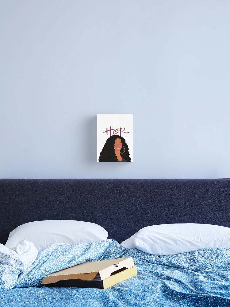 Thumbnail 2 of 3, Canvas Print, H.E.R. designed and sold by meeemsie.