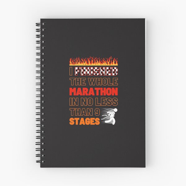 Item preview, I Finished the Marathon In No Less Than 9 Stages designed and sold by DoherDesigns.