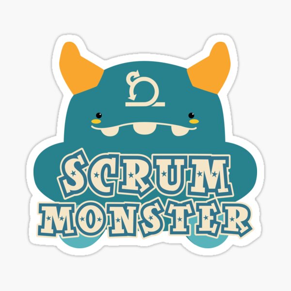 Artikel-Vorschau von Agile Scrum Monster, designt und verkauft von DAFIN.