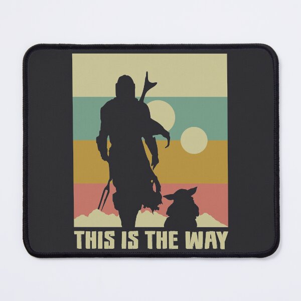 Mando vintage sunset Mouse Pad