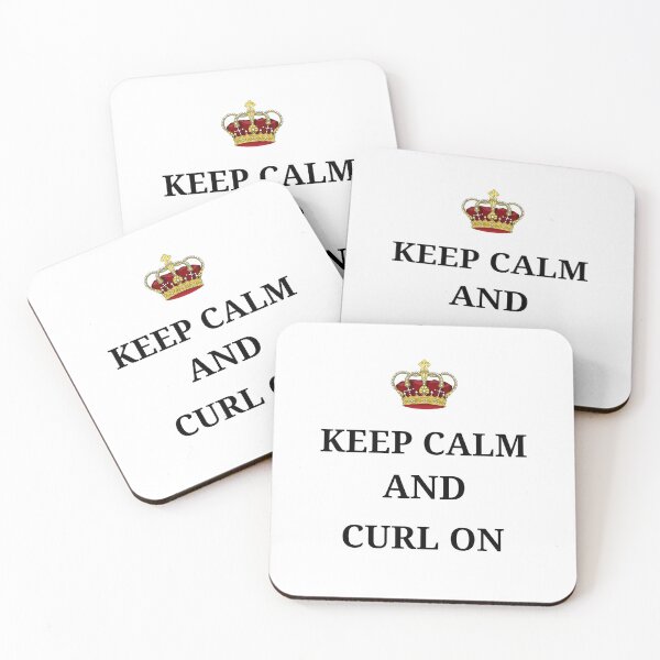 Item preview, Keep Calm and Curl On designed and sold by VJKTees.