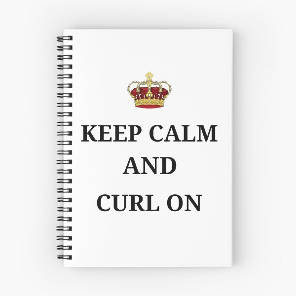 Item preview, Keep Calm and Curl On designed and sold by VJKTees.
