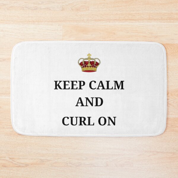 Item preview, Keep Calm and Curl On designed and sold by VJKTees.