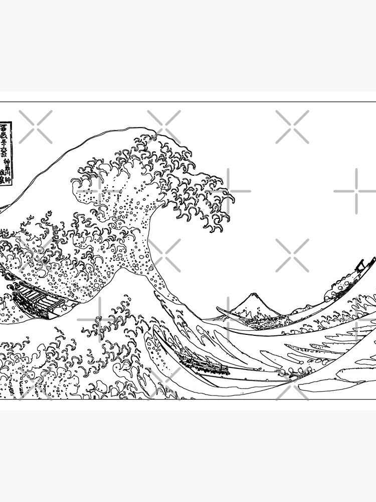 La grande vague de Kanagawa XXL Tapis de Souris - Pavé de bureau