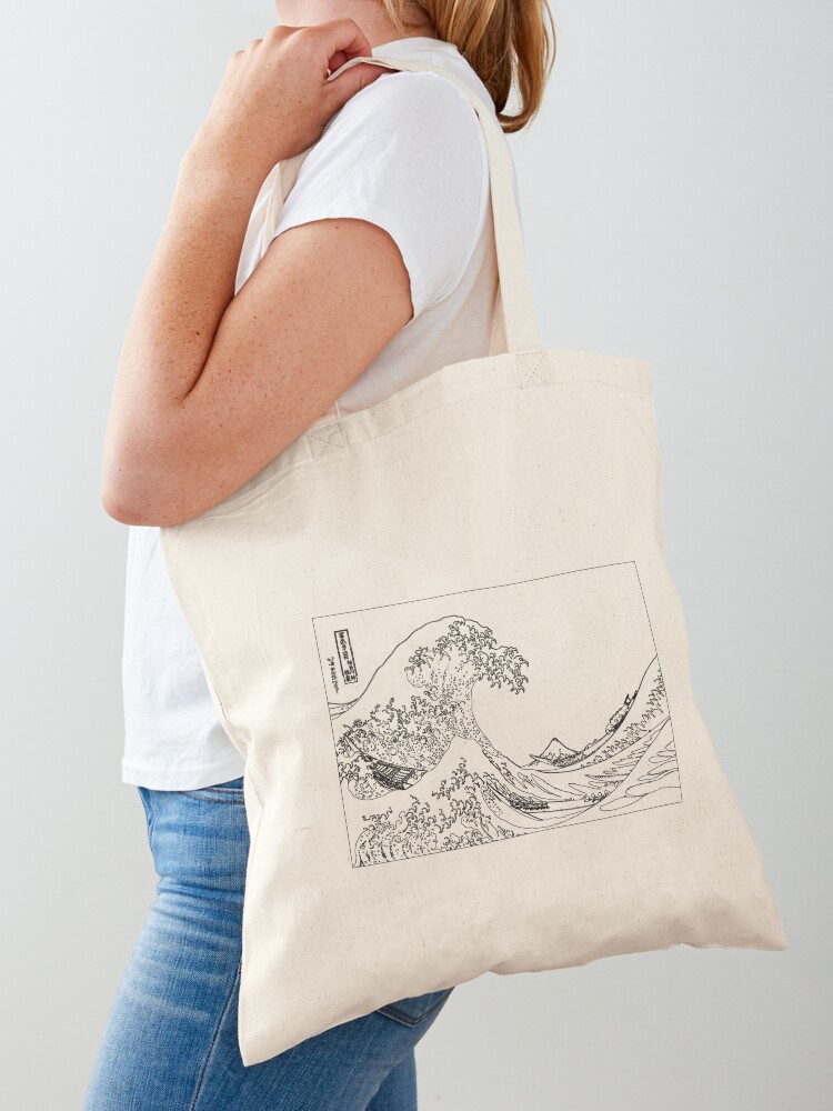 Wave beach bag