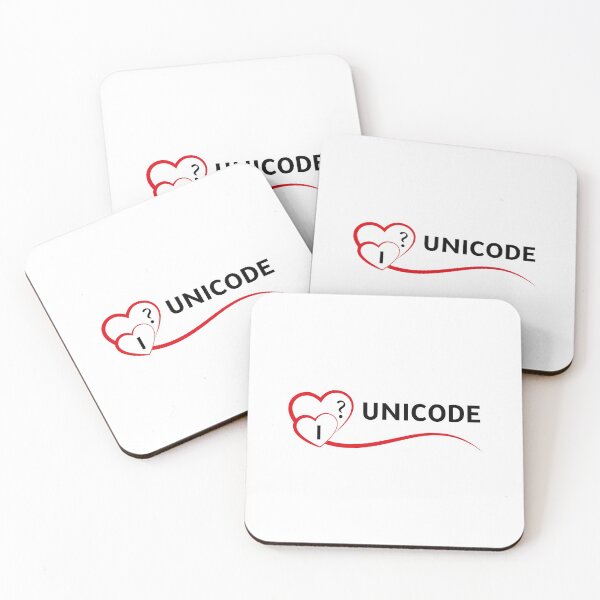 Item preview, I Unicode Love Question Mark Missing Developer designed and sold by conan adv.