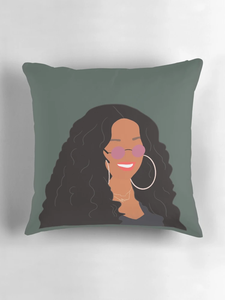 Thumbnail 3 of 4, Pillow, H.E.R. designed and sold by meeemsie.