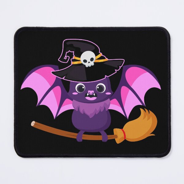 Item preview, Chauve-souris Mignonne d'Halloween Balai Chapeau De Sorcière designed and sold by bucktundBr.
