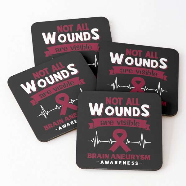 Item preview, Brain Aneurysm Awareness Not All Wounds Are Visible designed and sold by Victormoratalla.