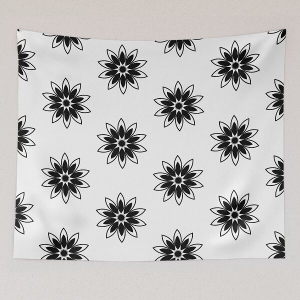 Item preview, black flower vector  designed and sold by Art Shadow.
