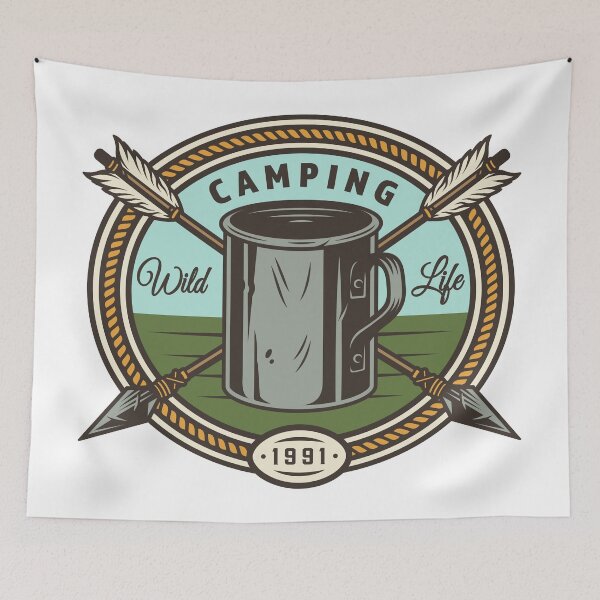 Item preview, Camping Wildlife Adventure designed and sold by Vector Scout Lab.