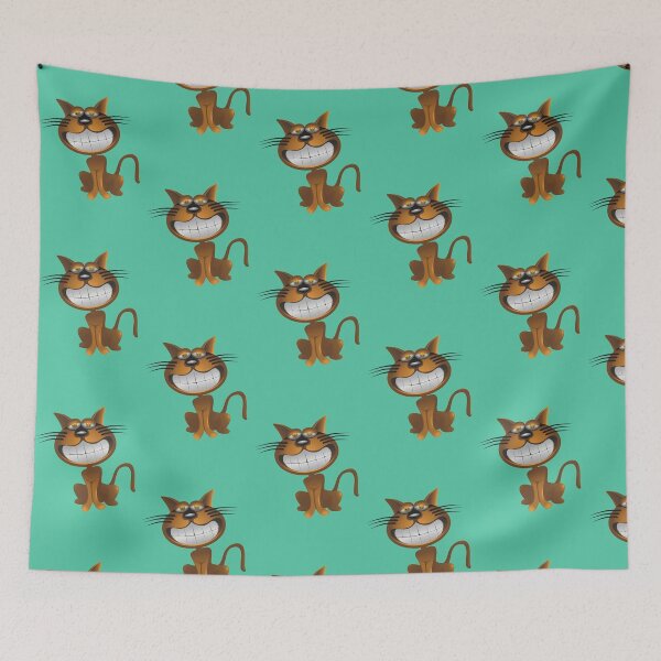 Item preview, cat with smile designed and sold by KoreanVibes.