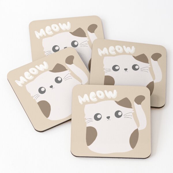 Item preview, Cute Cat - Meow designed and sold by randomarty.