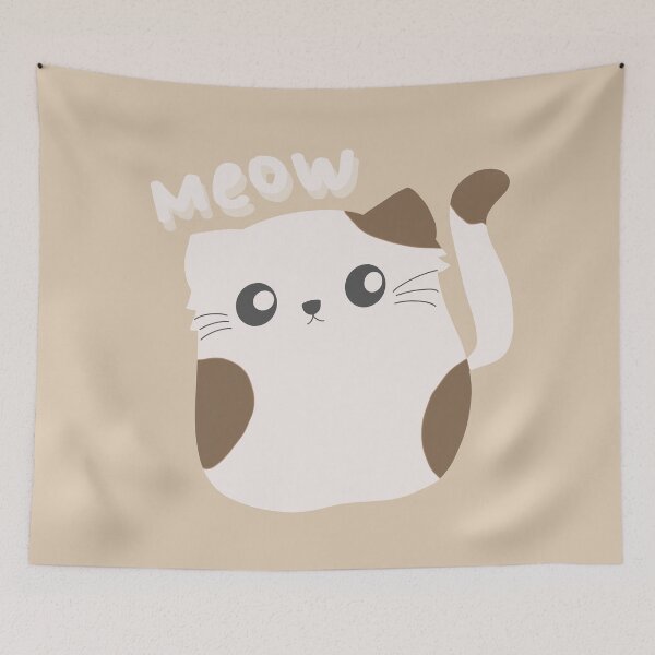 Item preview, Cute Cat - Meow designed and sold by randomarty.