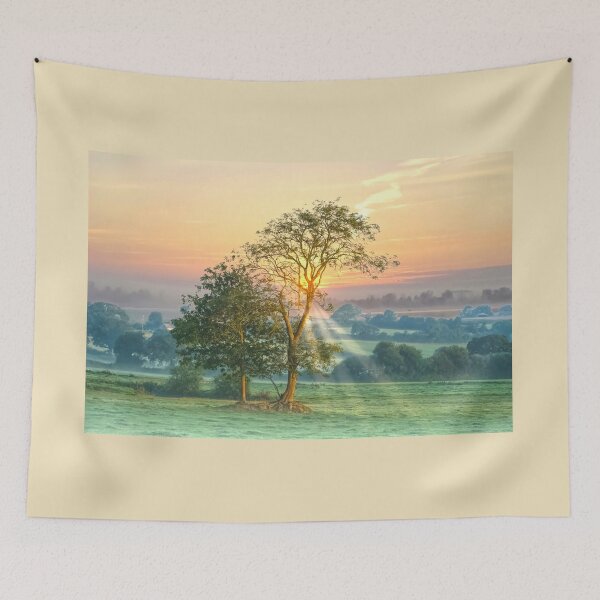 Item preview, Axminster Landscape at Dawn designed and sold by Alisonchambers2.