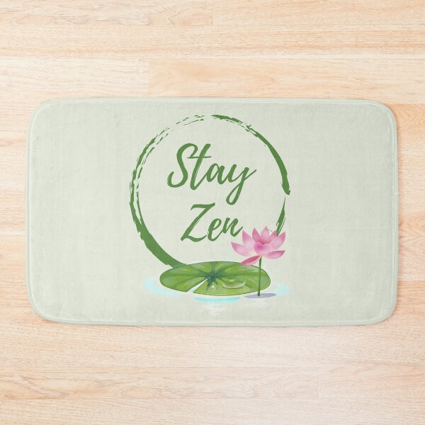Item preview, Stay Zen - Zen Quote Lotus designed and sold by mooneko.