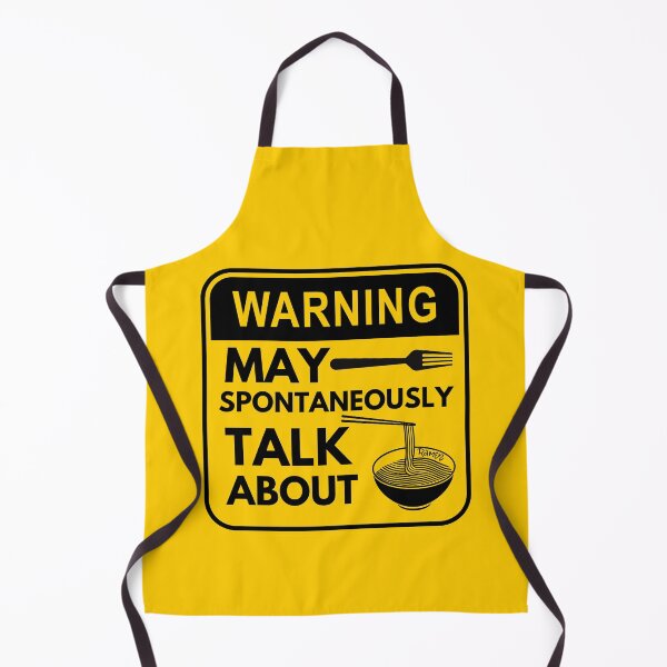 Item preview, Warning May Spontaneously Start Talking About Ramen designed and sold by MADINKSHOP.