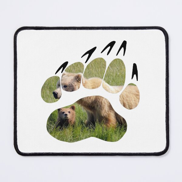 Item preview, Bear paw silhouette with bears inside designed and sold by Jessi-Sketches.