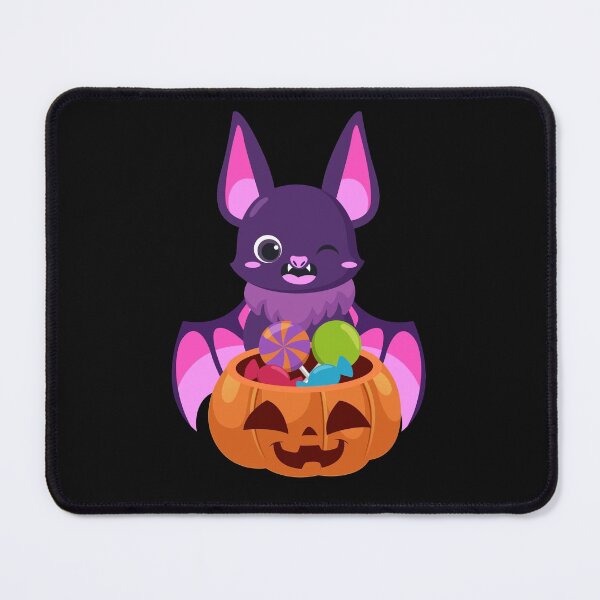 Item preview, Chauve-souris Mignonne Avec Citrouille-lanterne d'Halloween designed and sold by bucktundBr.