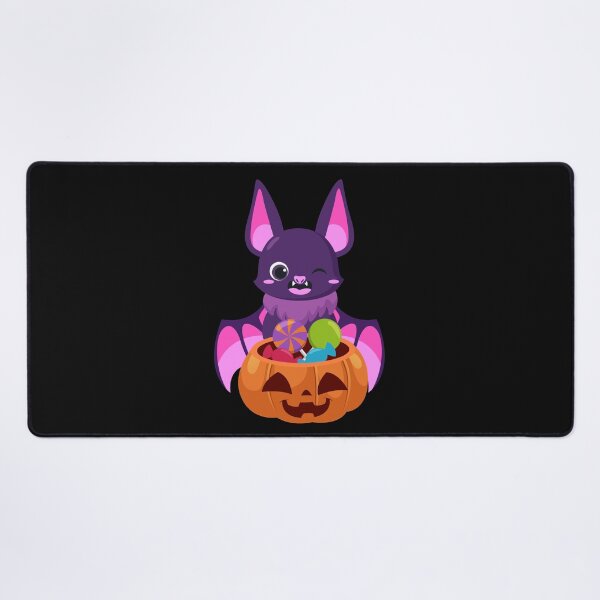 Item preview, Chauve-souris Mignonne Avec Citrouille-lanterne d'Halloween designed and sold by bucktundBr.