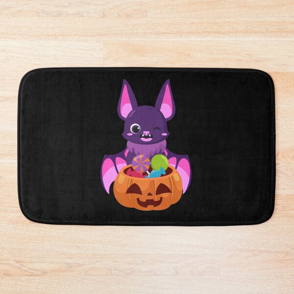 Item preview, Chauve-souris Mignonne Avec Citrouille-lanterne d'Halloween  designed and sold by bucktundBr.