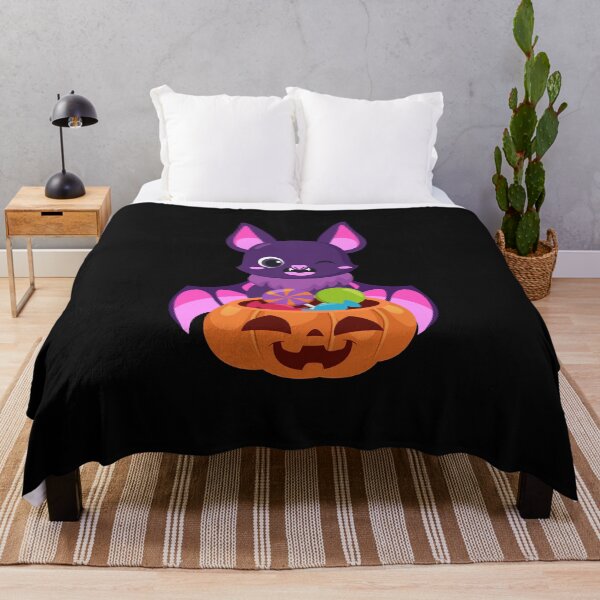 Item preview, Chauve-souris Mignonne Avec Citrouille-lanterne d'Halloween  designed and sold by bucktundBr.