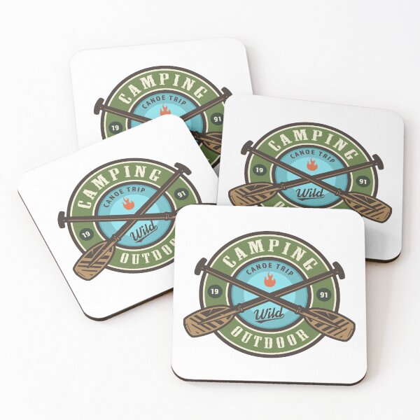 Item preview, Camping Outdoor Wild Canoe Trip designed and sold by Vector Scout Lab.