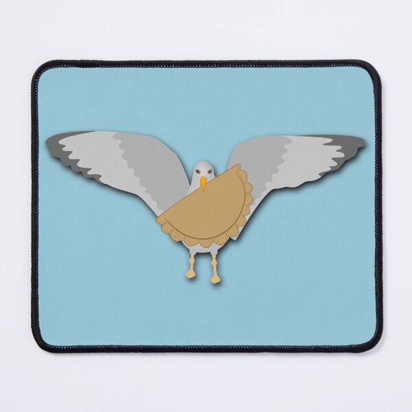 Item preview, Seagull Stealing Cornish Pasty Front Facing designed and sold by cashewdays.