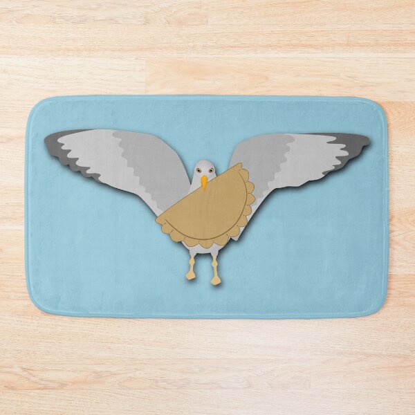 Item preview, Seagull Stealing Cornish Pasty Front Facing designed and sold by cashewdays.