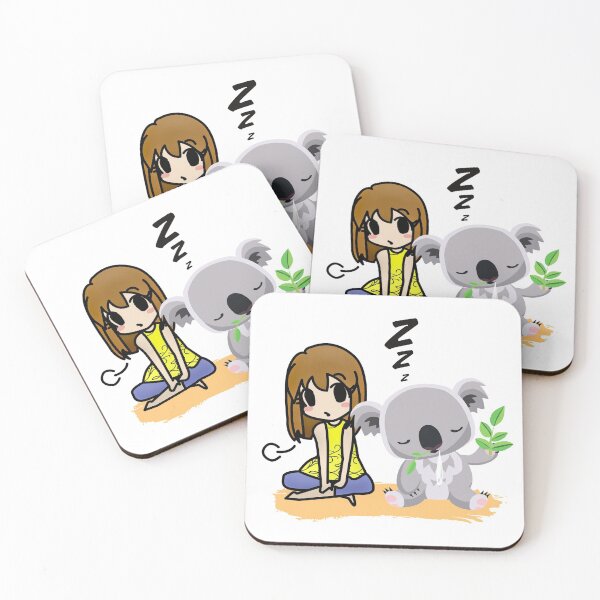 Item preview, Just a Girl Who Loves Koalas Sleepy designed and sold by UPSTORE-RB.