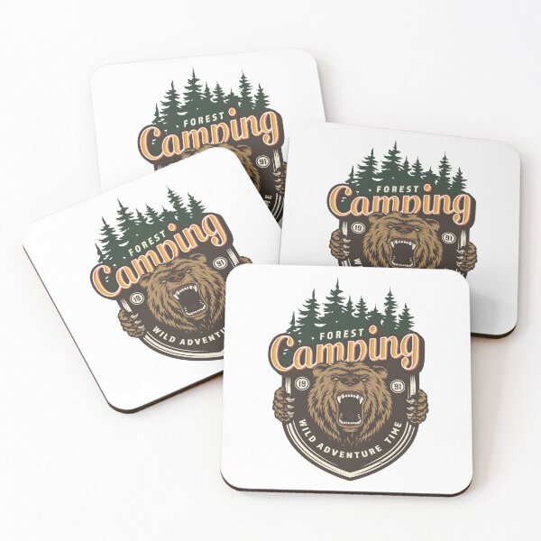 Item preview, Forest Camping Wild Adventure Time designed and sold by Vector Scout Lab.