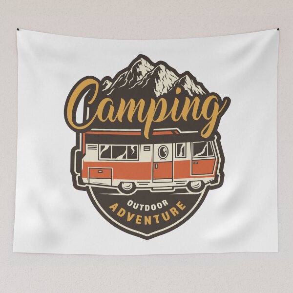 Item preview, Camping Outdoor Adventure designed and sold by Vector Scout Lab.