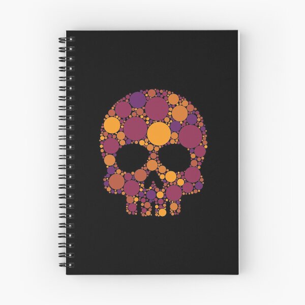 Item preview, International Dot Day | Autumn Polka Dot Fall Skull designed and sold by GravitiTees.