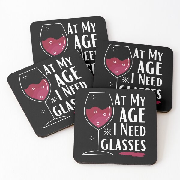 Item preview, At My Age All I Need Is Glasses designed and sold by ModkMerch.
