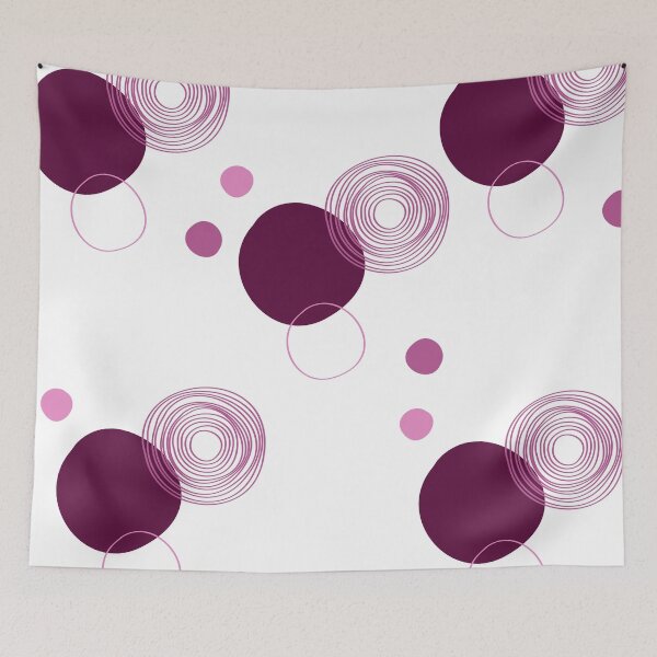 Item preview, purple circles designed and sold by SubhashiArt.