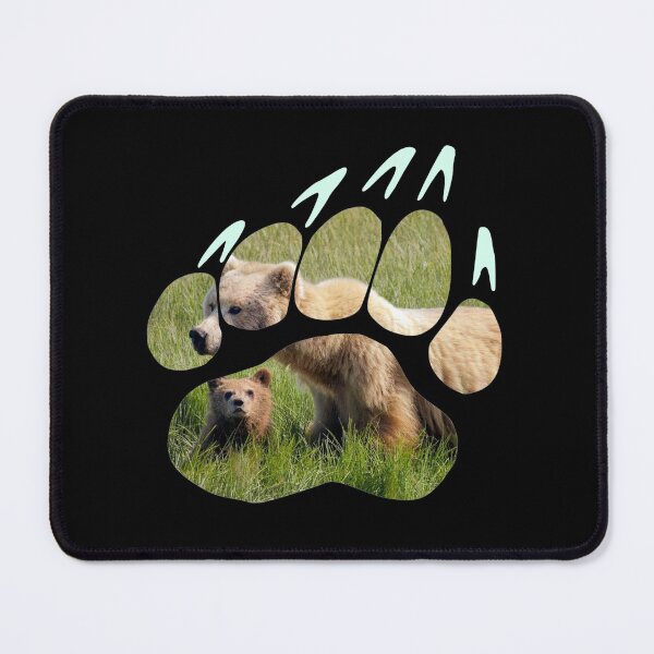 Item preview, Bear paw silhouette with bears inside designed and sold by Jessi-Sketches.