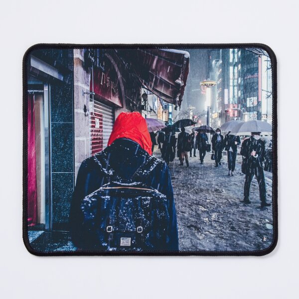 Item preview, Color Redefining - Red - Snowy night in Tokyo designed and sold by Koukichi Takahashi.