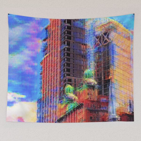 Item preview, PAINTED SKYSCRAPERS II designed and sold by BOLLA67.