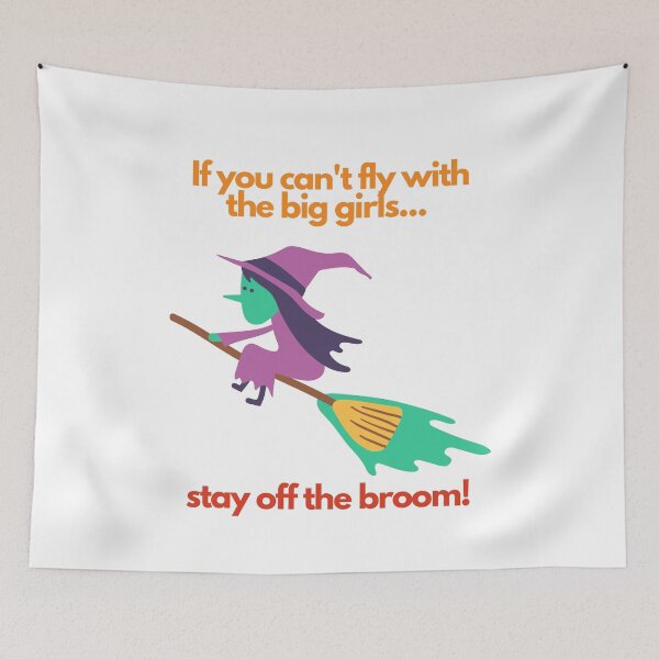 Item preview, Stay off the Broom designed and sold by CheryleaDesigns.