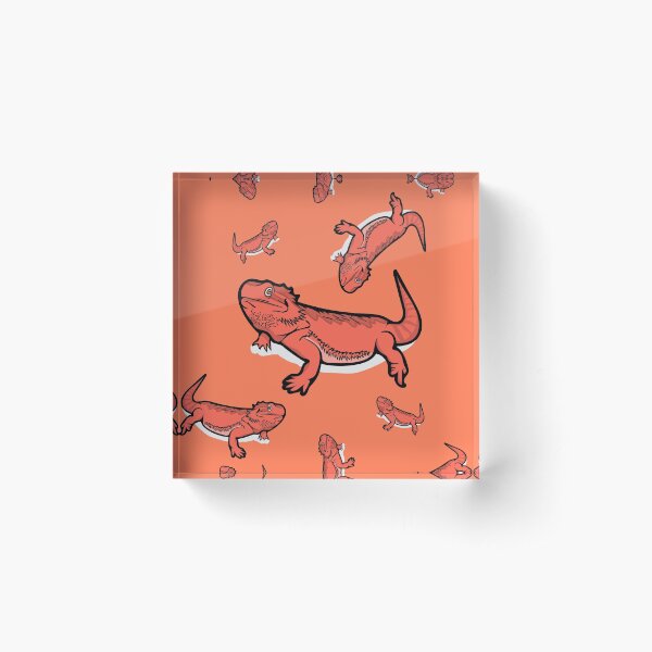 Bearded Dragon Fam Acrylic Block