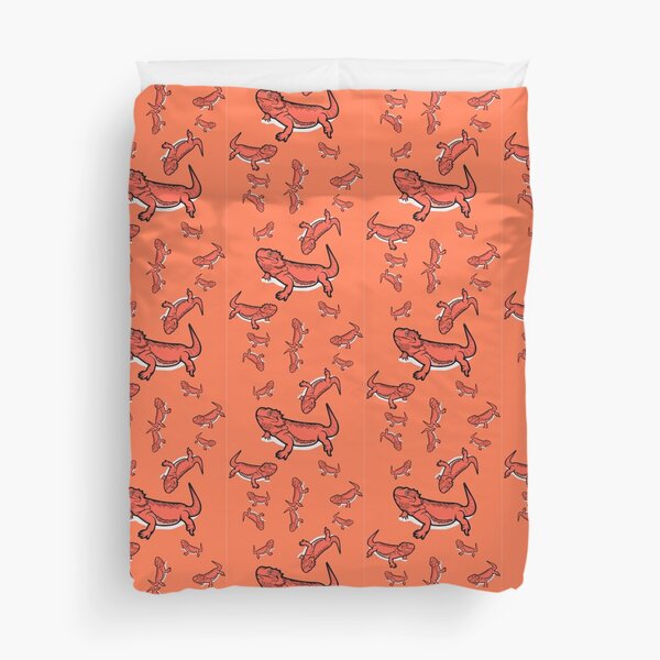 Bearded Dragon Fam Duvet Cover
