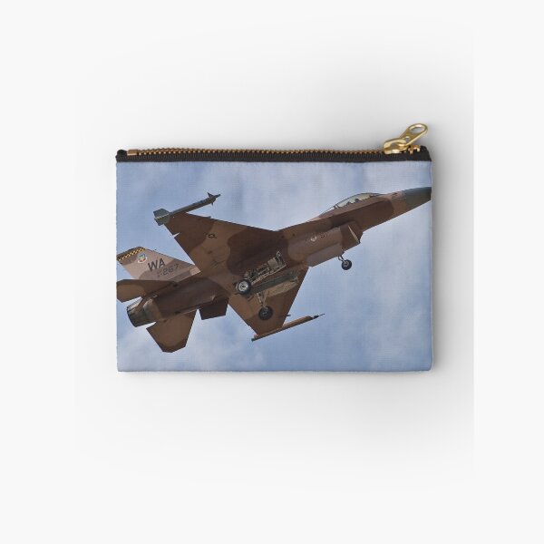 Item preview, Desert camouflaged F-16 Fighting Falcon landing during Red Flag 10-2 designed and sold by Henry Plumley.